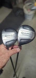 TaylorMade 200 acciaio 3 e 5 legno mano sinistra R-80 regolare flessibile fairway legno set - Foto 1 di 10