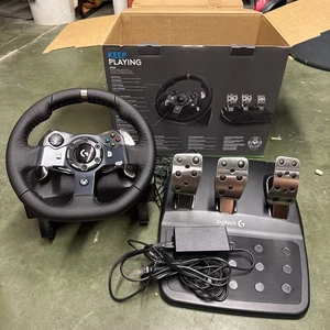 Logitech G920 Driving Force Racing Wheel - Black (941-000121) - Picture 1 of 2