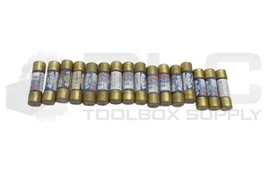 LOT OF 16 BUSSMANN FRN 1 6/10 DUAL ELEMENT FUSE 1-6/10A 250V - Picture 1 of 4