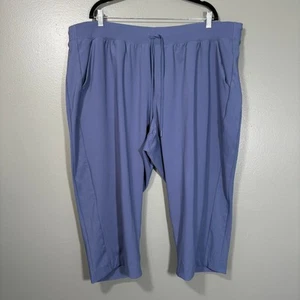 Pantaloni alla caviglia LIVI Lane Bryant blu Activewear - 26/28 - donna taglie forti - Foto 1 di 7