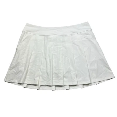 Falda Lilly Pulitzer Mujer Talla 16 Blanca Lujo Plisada Tenis Ropa Activa Foto 1 de 4