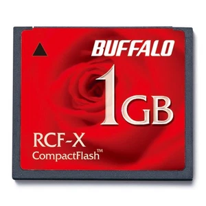 BUFFALO Compact Flash 1GB RCF-X1GY Media PC Digital camera Memory card Japan - Photo 1/1