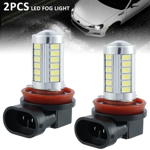 2Pcs H8/H11 Fog Lights Bulb 5630 660LM 6000K White Car LED Fog Light Bulbs liIks - Picture 1 of 10