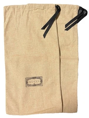 "Bolsas antipolvo para zapatos Gucci, 1 par de bolsas de viaje de almacenamiento de algodón con cordón de 7,5"" x 15""" Foto 1 de 2