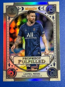 Topps Merlin Chrome 21/22 Prophecy Fulfilled Paris Saint-Gremain Lionel Messi  - Bild 1 von 3