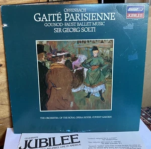 GEORG SOLTI–Offenbach–Gounod–Gaité Parisienne/Faust-Ballet Music LP–1982 London - Bild 1 von 2