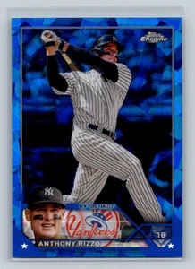 Topps 2023 edición cromo zafiro #596 Anthony Rizzo - Imagen 1 de 2