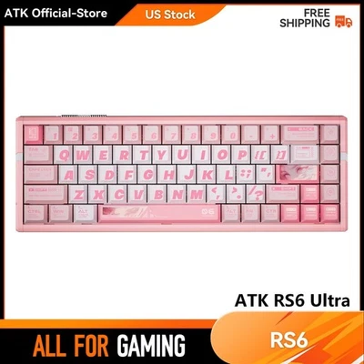 ATK RS6 Ultra 65% Aluminum Hall Effect Gaming Keyboard – TTC RGB 8000Hz Wired - Image 1 of 4