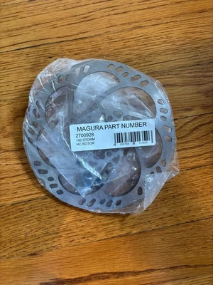 Rotor Magura Storm 160 mm HC ROTOR nuevo con pernos de montaje #2700928 Foto 1 de 3