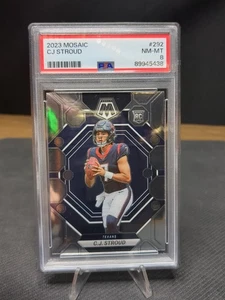 SLABBY --2023 Mosaic #292 Cj Stroud PSA 8 🏈 👀 ✅ OUT GRADEDGEEKZ OCT DROPS  - Foto 1 di 4