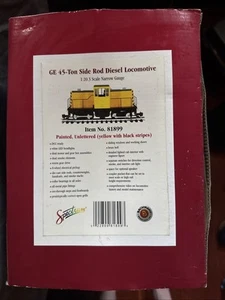 G Scale GE 45-Ton Side Rod Diesel Locomotive 1:20:3 Scale Narrow Gauge - Picture 1 of 18