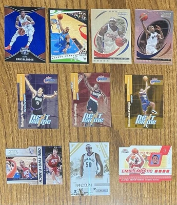 10 Serial Numbered Basketball Cards Abdur-Rahim Randolph Lopez Jamison Maggette - Image 1 of 2