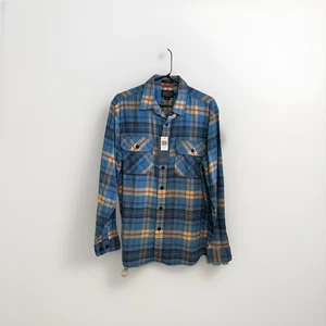Camisa a cuadros Pendleton M Burnside franela manga larga para hombre nueva con etiquetas - Imagen 1 de 15