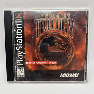 Mortal Kombat Trilogy (PlayStation 1, 1996) PS1 CIB Complete - Picture 1 of 7