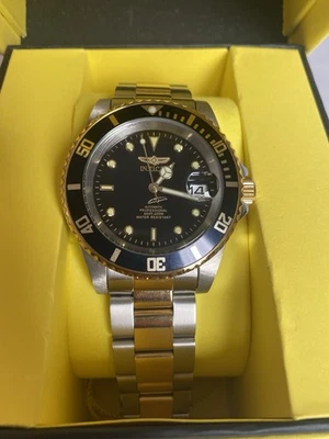 Invicta Pro Diver 40mm Caja Acero Inoxidable Oro, Correa Acero Inox - Imagen 1 de 4