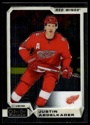 2018-19 O-Pee-Chee Platinum Justin Abdelkader #72 - Image 1 of 2