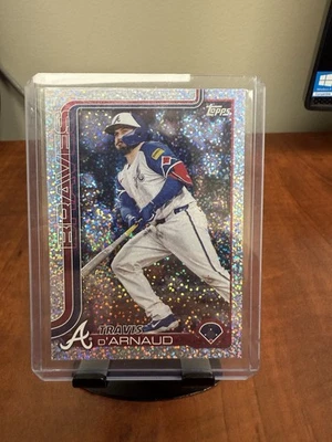 2025 Topps Series 1 - Travis d'Arnaud #325 Confetti - Image 1 of 2