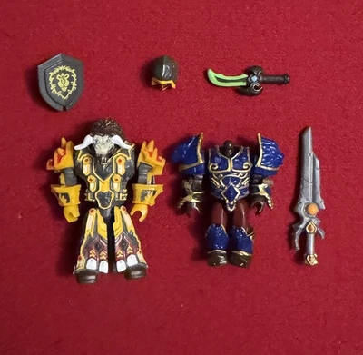 Mega Bloks World Of Warcraft Lighthoof And Varian Wrynn Figures & Accessories - Image 1 of 2