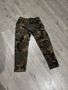 Polo Ralph Lauren Unisex Size Medium Fleece Sweatpants Camouflage Polyester - Picture 1 of 15