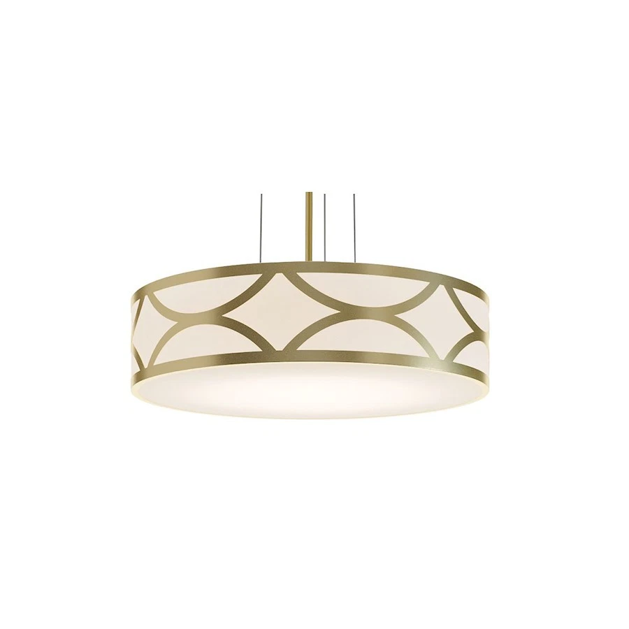 AFX Lighting Lake 20" Pendant, Gold/White - LAKP20LAJUDGD - Image 1 of 1