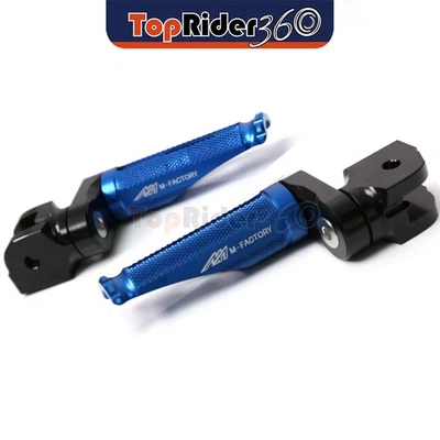 AZUL estriberas delanteras 25 mm Shinobi inferiores para Suzuki GSX-S750 17-21 20 19 18 Foto 1 de 4