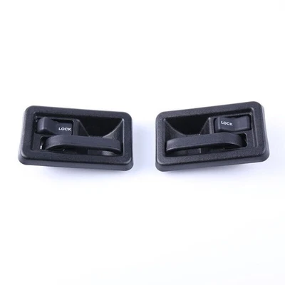 For Jeep Wrangler 1987-2006 Pair Front Left Right Interior Door Handle Black Foto 1 de 4
