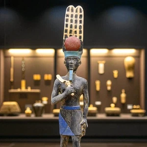 ALTE ÄGYPTISCHE ANTIKITÄTEN Eine seltene ägyptische Statue Amun Ägyptischer Sonnengott Bc - Bild 1 von 9