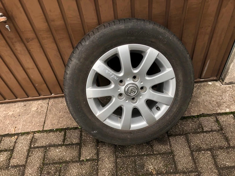 1xkomplette Reserverad Ersatzrad+Alufelge 195/65R15 91H für VW Golf 5,Seat,Skoda - Bild 1 von 4