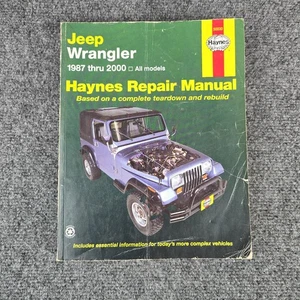 Jeep Wrangler 1987–2000 Haynes Repair Manual — Good Used Condition - Bild 1 von 3