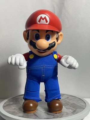 JAKKS Pacific Super Mario Figure 12” 2020 Talking Plush Body Toy Nintendo - Image 1 of 4