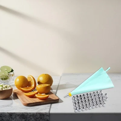 Decorative Baking Nozzles and Silicone Bags for All Culinary Creations - Image 1 of 4