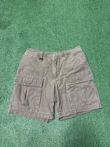Vintage Y2K Cherokee Cargo Shorts Men's Size 32 Brown Tan Hiking Grunge MARKED - Picture 1 of 13