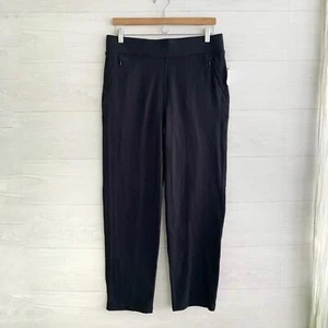 NUEVO CON ETIQUETAS T by Talbots - Pantalones legging negros con cremallera bolsillo, M - Imagen 1 de 7