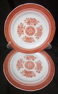 Spode Fitzhugh Red Lot of 2 Salad Plates - Picture 1 of 2