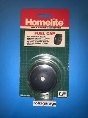 NEW OEM HOMELITE GAS FUEL CAP Z625 Z725 Z825 Z830 D630 D730 D830 P/N DA06486 B15 - Image 1 of 2