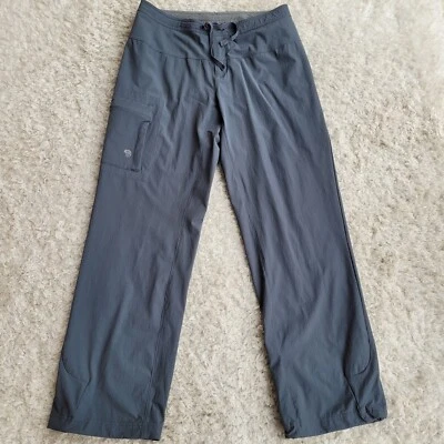 Calça Mountain Hardwear Wmn's Caminhada Ao Ar Livre Cinza Nylon Cordão Cintura Tamanho 8 - Imagem 1 de 4