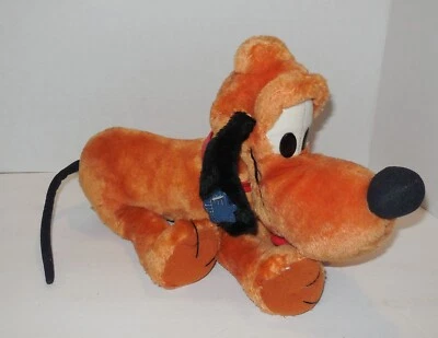 Juguete de peluche de colección Applause 1984 Wallace Berrie Disney PLUTO perro raro difícil de encontrar Foto 1 de 4