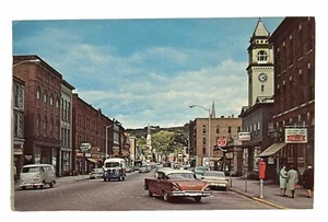 Main Street Montpelier Vermont • Businesses Coke Sign Mail Truck VW Van Cars - Picture 1 of 2