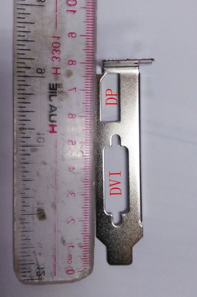 DP DVI Port Expansion Low-Profile Bracket for nVIDIA AMD ATI Video Graphics Card - Image 1 of 1