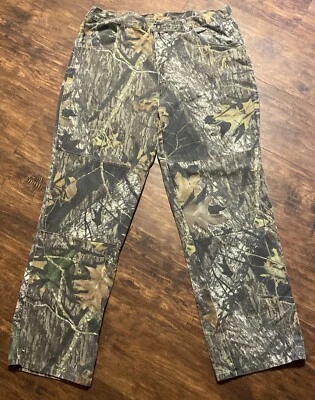 Field Staff Mens Size 40/34 (40x32)Camo Jeans Double Knee Hunting Outdoors - Image 1 of 4