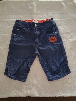 Pumpkin Patch Shorts Size 3 Numero Uno Blue Adjustable Waist Soft  - image 1 of 4