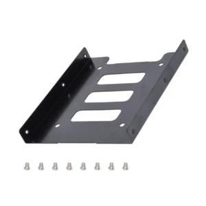 2.5" to 3.5" SSD HDD Hard Drive Adapter Bay Holder Mounting Bracket 40CM Cable - Afbeelding 1 van 8