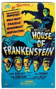 2001 UNIVERSAL STUDIOS MONSTERS, SIDESHOW, 12" FIGURE HOUSE OF FRANKENSTEIN, NIB - Picture 1 of 2
