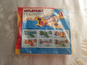 Vintage 20X22" Inflatable World War 2 Fighter, AF-03 Brewster Buffalo New - Picture 1 of 3