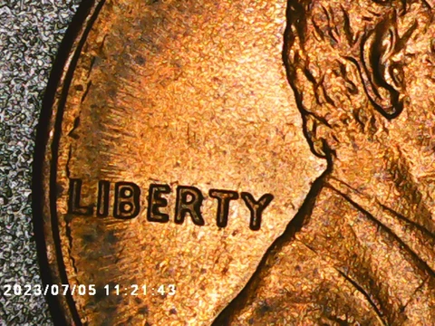 1989 P Lincoln cent mint error, Double Ear Coin Cover