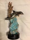 DONJO Dolphin Mother And Child  Figurine 13? Statue