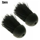 2 Replacement Round Companion Set Hearth Fireplace Fireside Brush Head Refills