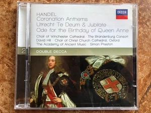 Handel - Coronation Anthems Ultrecht Te Deum & Jubilate (2 x CD 2012 Decca) - Bild 1 von 1