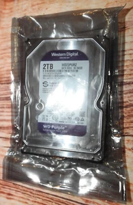 WD23PURZ-74C5HY0 3.5 " WESTERN DIGITAL 2TB JAN 2024 NEW OPEN BOX SEALED PACKAGE - Picture 1 of 7