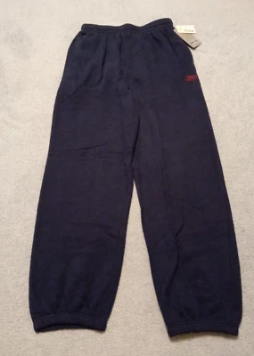 Boys REEBOK navy blue fleece lined athletic sweatpants size XL (18-20) - NWT - Imagem 1 de 4